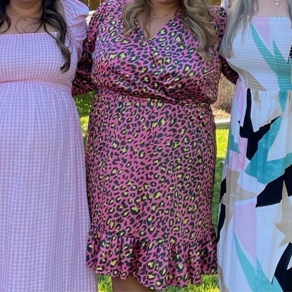 Scoop Women’s Mini Dress with Ruffle Hem - Picture 3 of 4